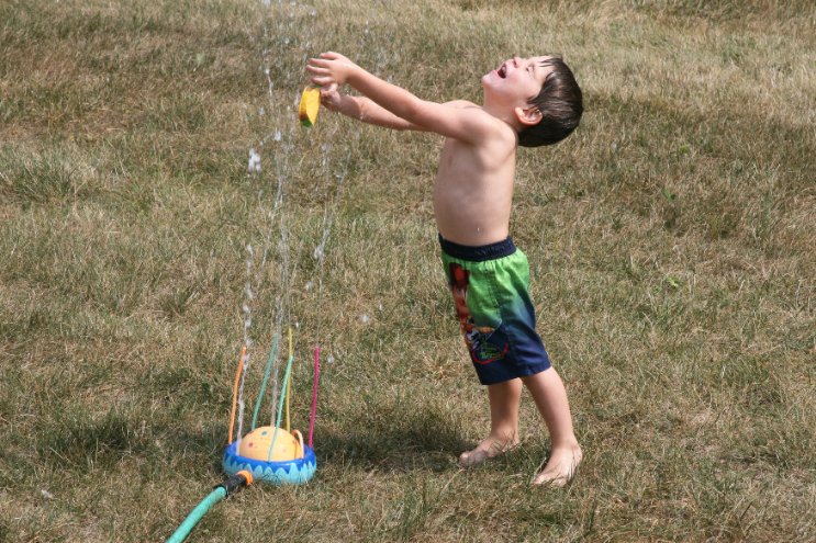 Getting soaked